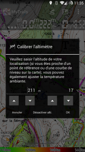 Calibration manuelle ou automatique