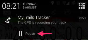 Recording notification