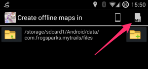 Create offline maps in